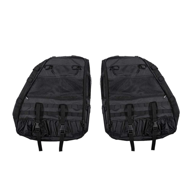 

Roll Bar Storage Bag Cage With Multi-Pockets & Organizers & Cargo Bag Tool Kits For Jeep Wrangler Jl 2019