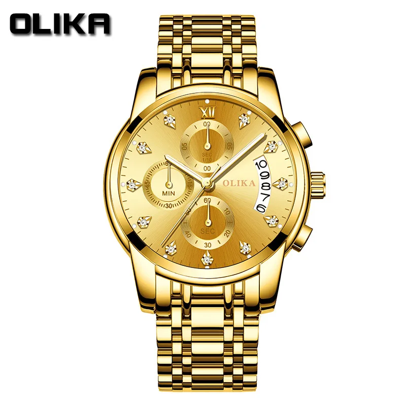 

OLIKA Top Brand Luxury Watches Men Quartz Watch Military Sport Wristwatch For Male Clock Sport Wristwatches Relogio Masculino