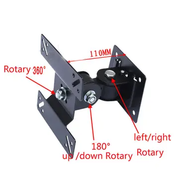 

LCD Monitor Desk Stand TV Wall Mount Fully Adjustable For 17" - 27" inch Sreeen