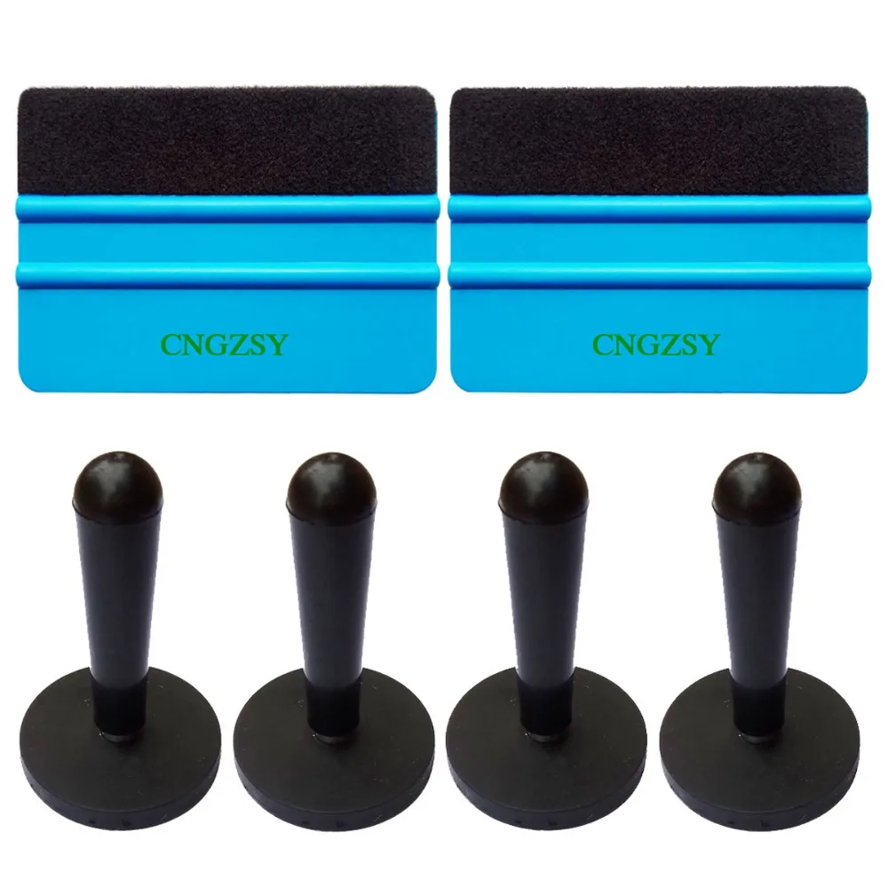 

Professional Vinyl Wrap Tools Car Film Sticker Application Squeegee Magnet Holders Auto Foil Sticker Install Scraper Tool K09A