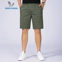 Летние мужские клетчатые повседневные шорты, мягкие трусы-шорты, пижамы, сексуальные ночные трусы, шорты с карманом на молнии, Мужские дышащие