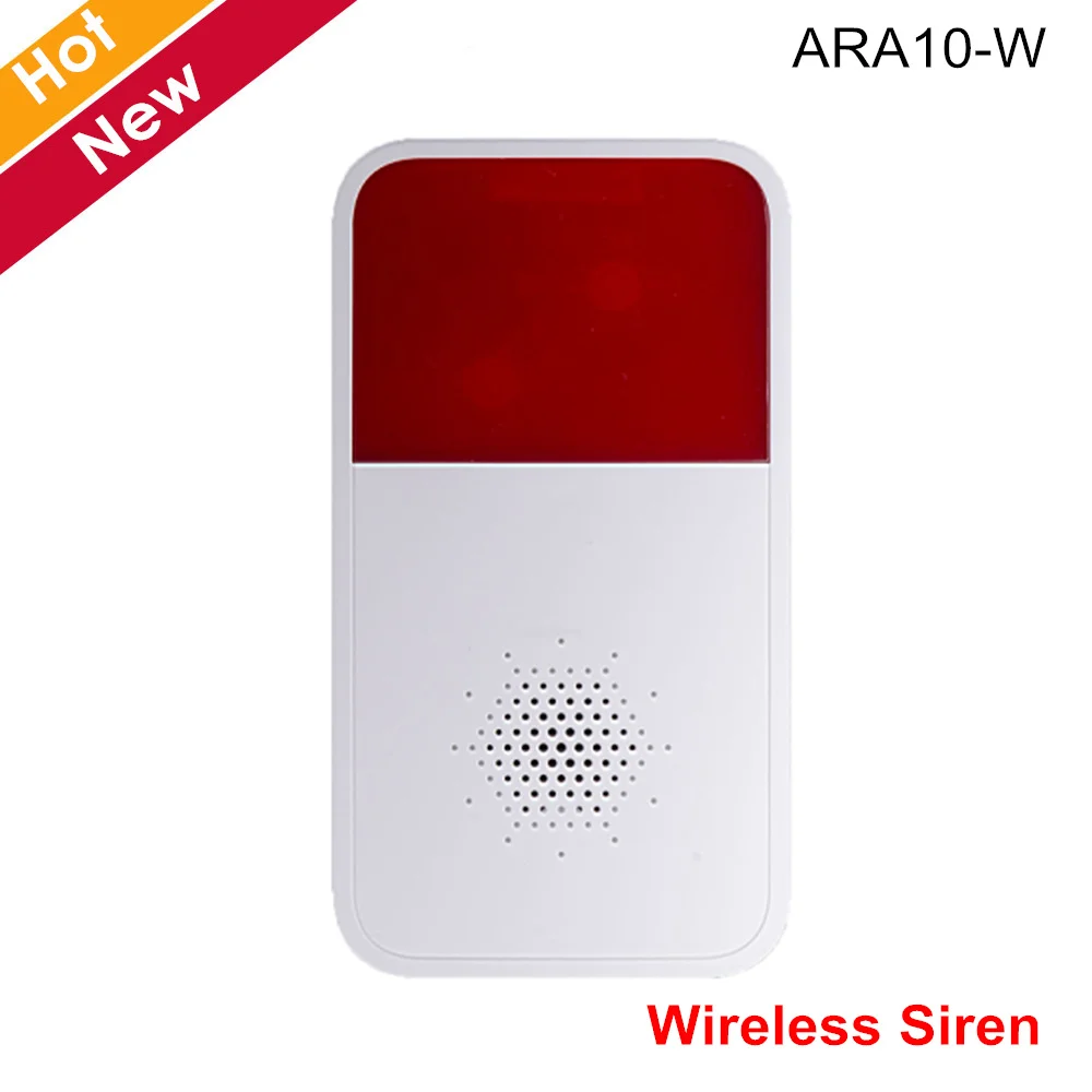 Сетевой видеорегистратор Dahua Беспроводной сирена ARA10 W ABS Материал 433/886 МГц 2