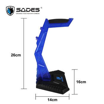 

SADES WOLFBONE Headphone Stand Holder Display Bracket Headset Plastic Modular