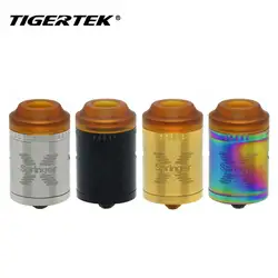 Оригинальный tigertek Springer x RDA танк 2 мл Ёмкость поддерживает один двойной катушки и регулируемый поток воздуха Системы E- сигареты распылитель