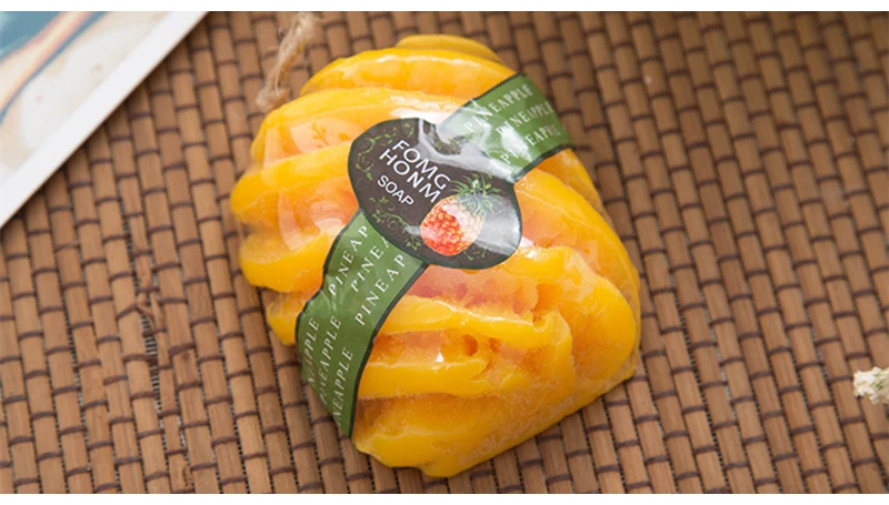 JAROWN Creative Handmade Soap Flower Simulation Fruit Small Soap Wedding Souvenir Gifts Home Essential Oils Shower Cleaning Item (22)
