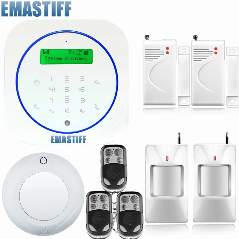 Android App control wireless gsm security system alarm home wireless