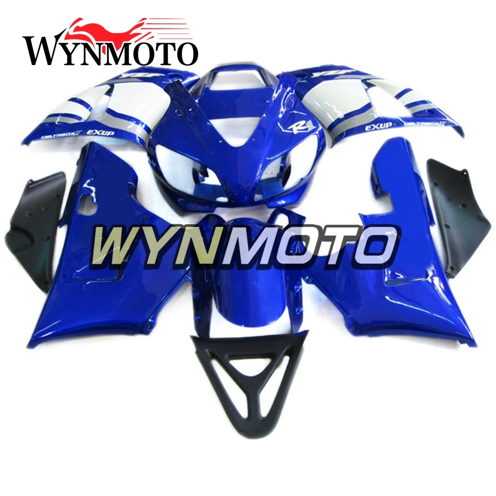Motorcycle Fairing Bolt Kit Titanium Blue - Stainless Steel Screws For Yamaha R1 R6 1998-2006
