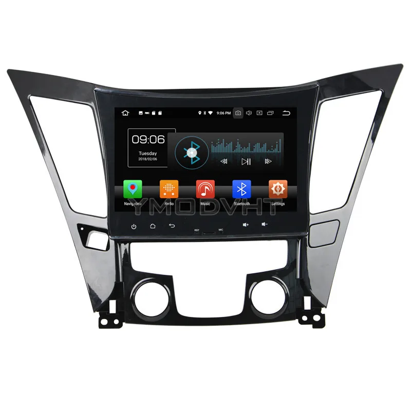 Sale YMODVHT 9inch Android 8.0 Octa Core PX5 4GB RAM 32GB ROM Car DVD Player Radio Stereo GPS for Hyundai Sonata 2011 2012 2013 1