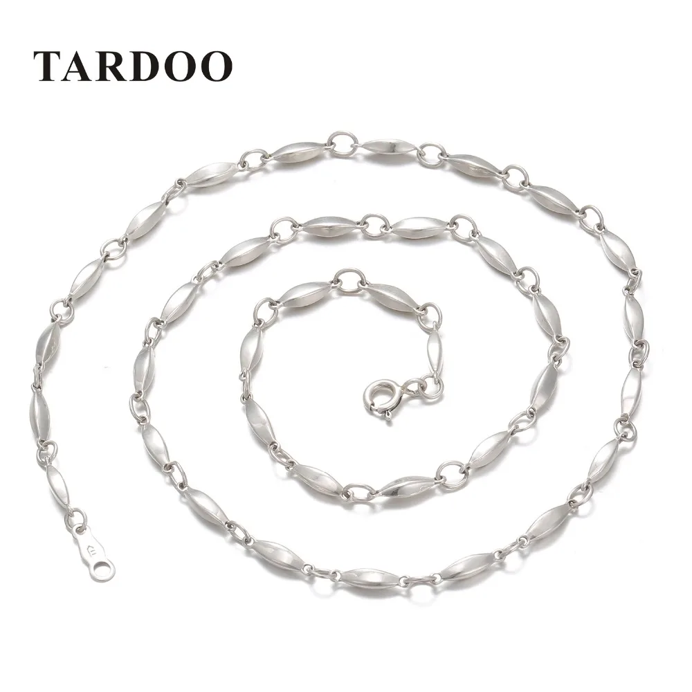 

Tardoo Genuine 925 Sterling Silver Necklaces for Women Particle Shape Charming Elegant Statement Necklaces Brand Fine Jewelry