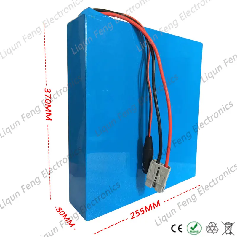 Best 48V 40AH 1500W Electric bike Battery 48V 40AH Electric Bicycle lithium Battery 50A BMS and Charger 48V li-ion scooter battery 2