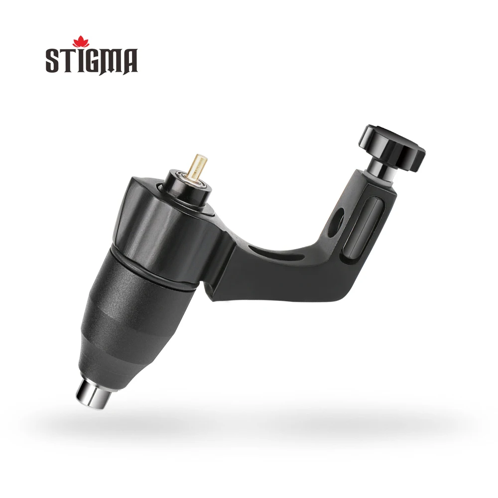 

Stigma Rotary Tattoo Machine High Quality Adjustable Stroke Direct Drive RCA Cord Professional Gun Black Color Tattoo M635