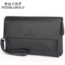 FEIDIKABOLO Famous Brand Men Wallets Male Leather Purse Men’s Clutch Wallets Carteiras Billeteras Mujer Clutch Man Handy Bags
