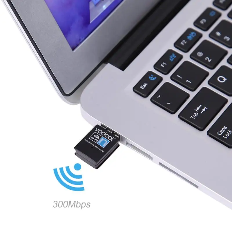

Wireless USB WiFi Adapter 300Mbps Wi-fi Receiver Antenna PC Network Card
