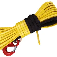 1/" x 100 'оранжевый красный серый желтый цвета синтетический трос лебедки/линия с крюком