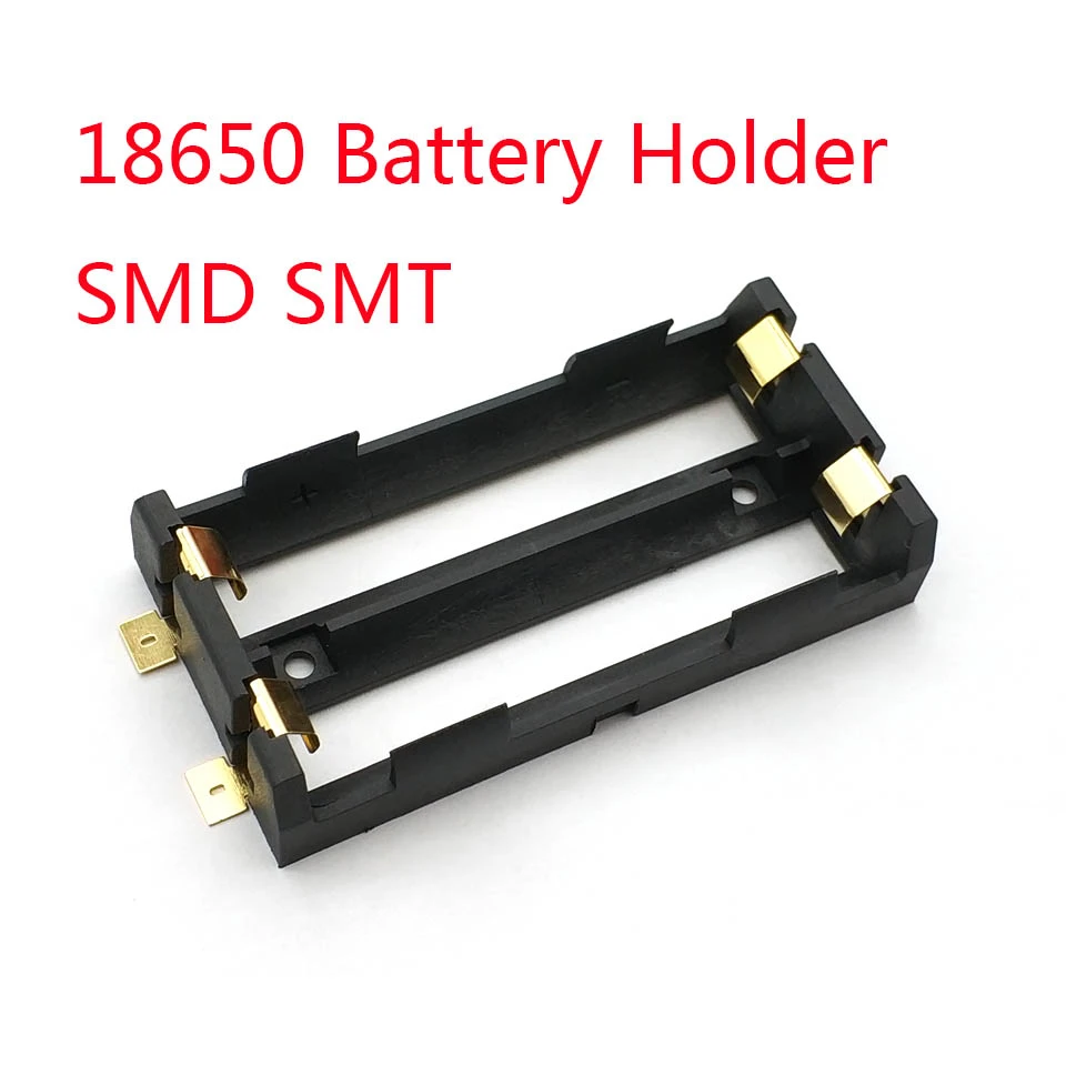 18650 Батарея держатель SMD SMT Высокое качество Чехол коробка с бронзовые значки TBH 2C