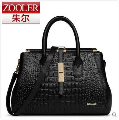 ZoolerThe new fashion leather font b handbag b font crocodile grain ladies font b handbags b