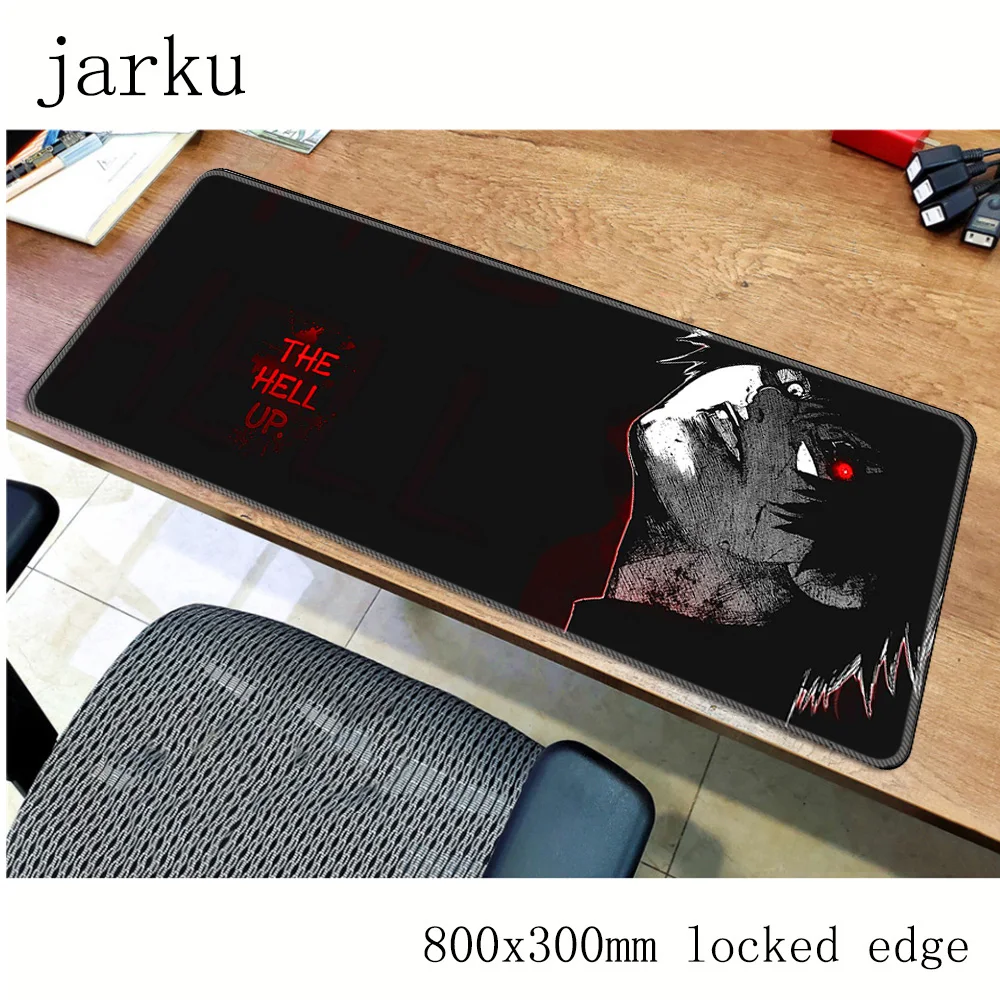 Игровой коврик для мыши Tokyo Ghoul 800x300x3 мм большой красивый аксессуары ноутбука