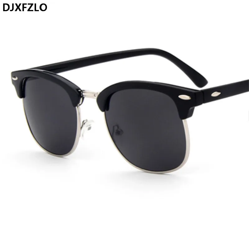 

Vintage Semi Rimless Sunglasses Men Women Brand Designer High Quality Half Frame Sun Glasses Classic Oculos De Sol UV400