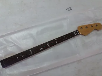 

1pc Maple FRETLESS bass Neck For 24 fret Electric Bass Guitar Parts Replacment