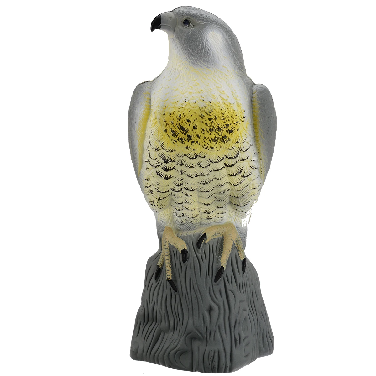 Realistic Falcon Owl Hawk Scare Bird Repeller Fake Scarecrow Hunting Decoy Pest Control