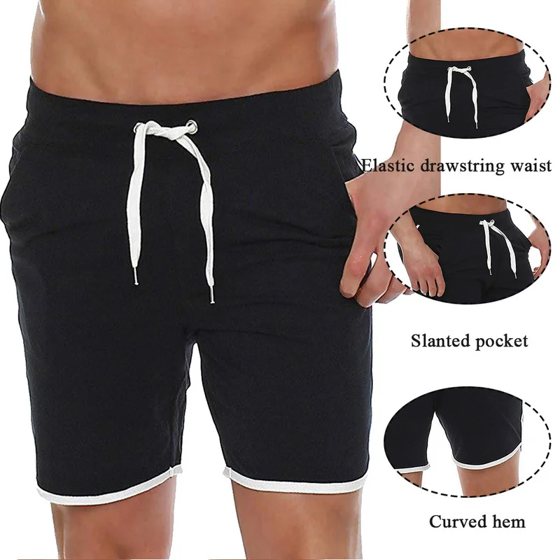 SHUJIN Лето г. Для Мужчин's быстросохнущая Drawstring талии плавки Пляжные Серфинг Пляж для отдыха и вечеринок Boardshorts повседневное дно