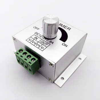 

LED DIMMER 12V 8A PIR Sensor LED Strip Light Switch Dimmer Brightness Adjustable Controller FOR 5050 3528 single color strip