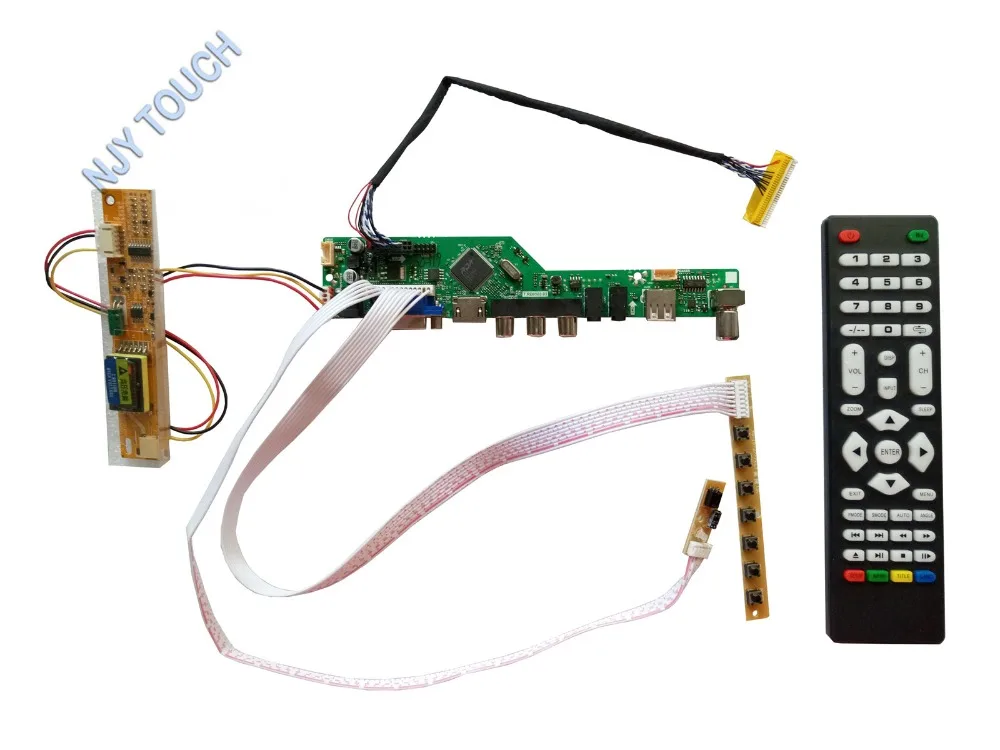 HDMI USB AV VGA ATV набор для платы ЖК-контроллер B141EW01 B141EW02 1280x800 панель | Электроника