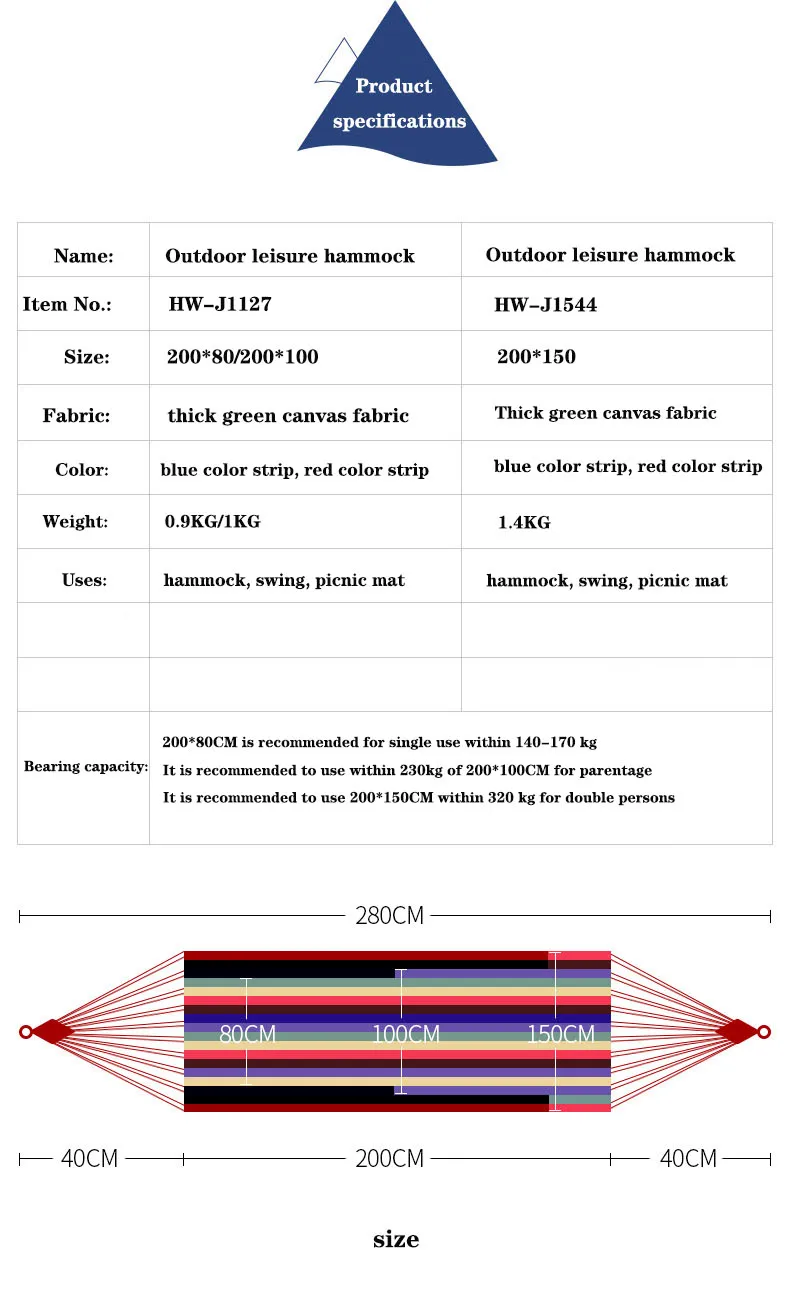 Portátil ao ar Livre do Jardim Rede Pendurar Cama Viagem Novo Acampamento Balanço Caminhadas Lona Tarja Hammock Pendurado 200x100 cm 2020 3 caminhadas lona tarja hammock pendurado cama 200x100 cm