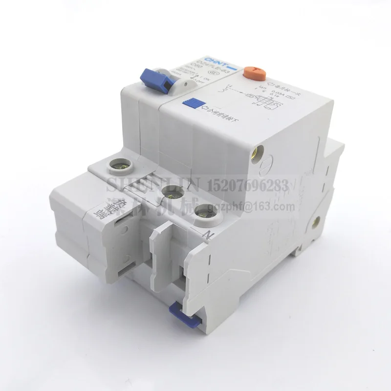 

CHMT DZ47LE-63 2P 10A/16A/20A/25A/32A/40A/60A 230V 50 Гц/60 Гц, автоматический выключатель остаточного тока с более чем