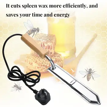 

Beekeeping Electric Honey Knife Bee Beekeeping Equipment Quickly Heats Cutting Knife Scraper Bee Extractor Tool EU/UK/US plug