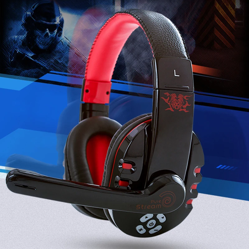 Billige Kopfhörer bluetooth 4,1 wireless HIFI V8 kopfhörer casque gamer headset wasserdicht mit mikrofon auricolari noise cancelling