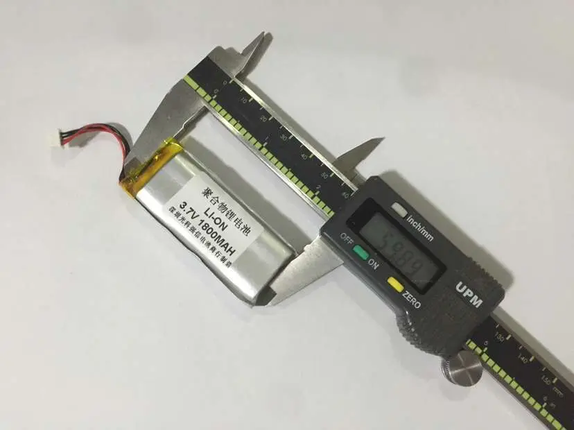 Новая полная емкость 3,7 V литий-полимерный 112560 1800MAH MP4/оборудование/мини bluetooth-колонки литий-ионная аккумуляторная батарея