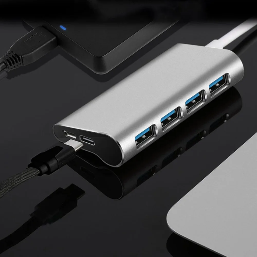 CZH T294 4 в 1 USB 3 0 делитель док станция порта концентратор адаптер высокой четкости