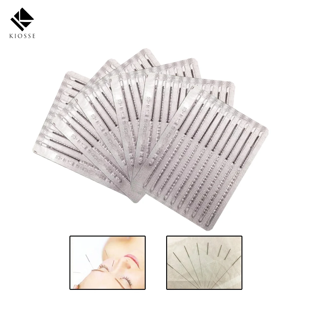 100 pcs sterilized acupuncture needles with tube Disposable single use