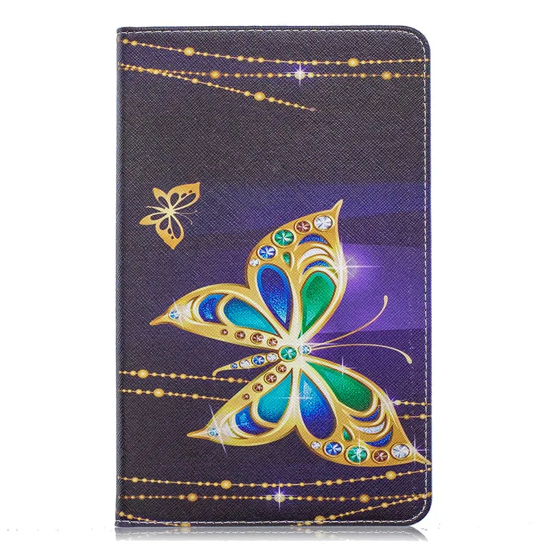 Wekays For Samsung Tab A 8.0 2019 Cartoon Butterfly Leather Case For Samsung Galaxy Tab A 8.0