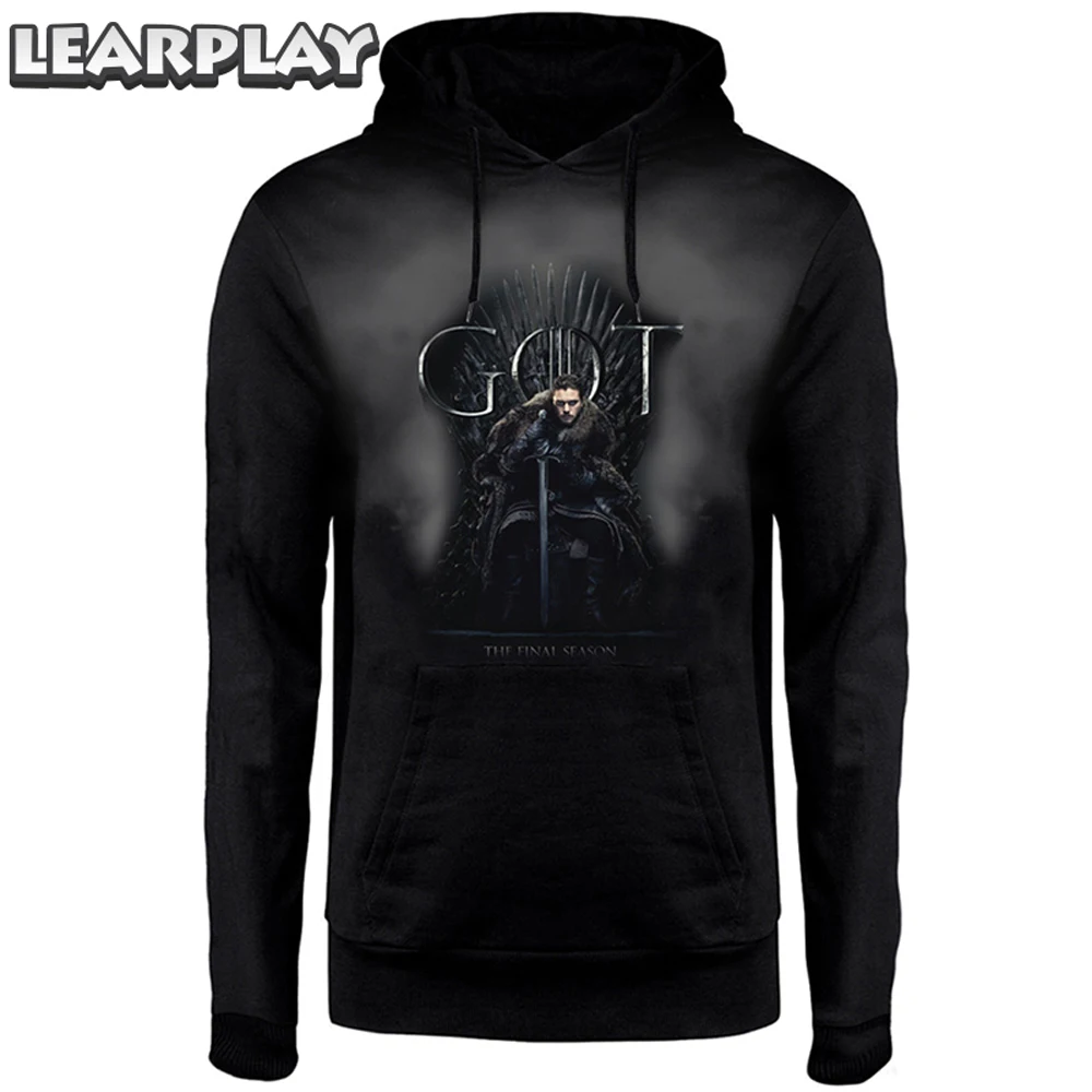 

Game of Thrones Hoodies 3D Printing Hooded Sweatshirts Spring Casual Adults Jacket Men Women Pullovers Tracksuit Hip Hop Coat