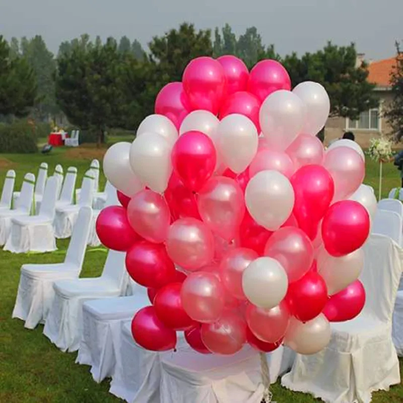 100 шт Разноцветные перламутровые латексные шары одноцветные 10 дюймовые перламутровые латексные воздушные шары для свадьбы вечеринки декорации г
