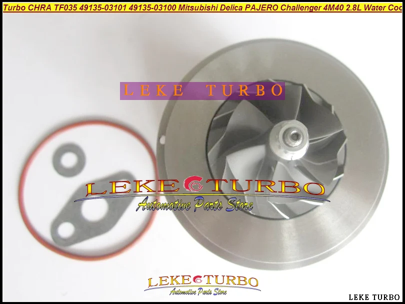 Water Cooled Turbo Cartridge CHRA TF035 49135-03101 49135-03100 49135-03110 For Mitsubishi PAJERO Delica 2.8L 4M40 (1)