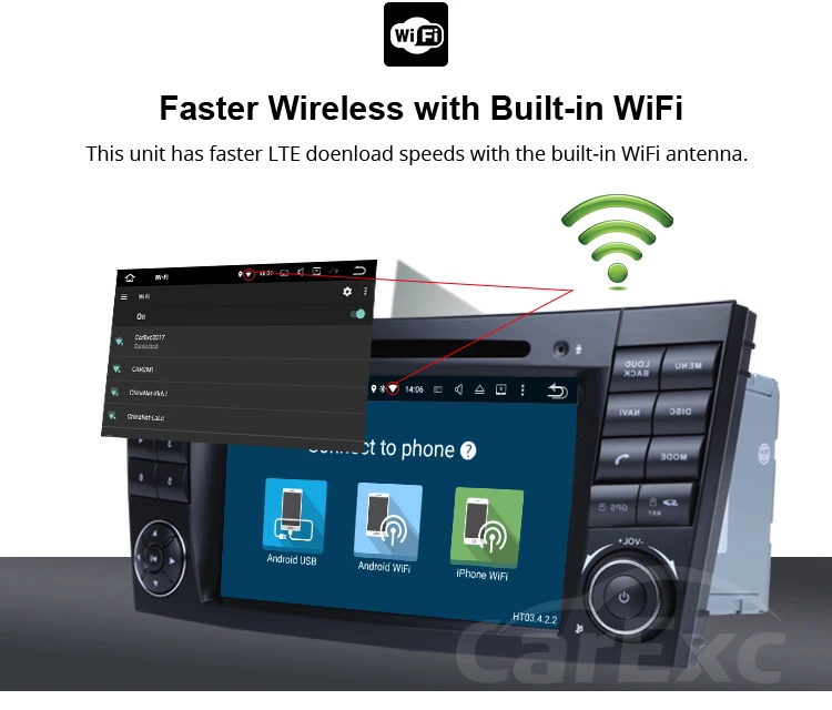 Excellent Android 9.0 Octa Cores Car DVD For Mercedes Benz E-Class/W211 E200 E220 E240 E350 E280 E300 With 3G/4G WIFI Radio GPS Carplay 23