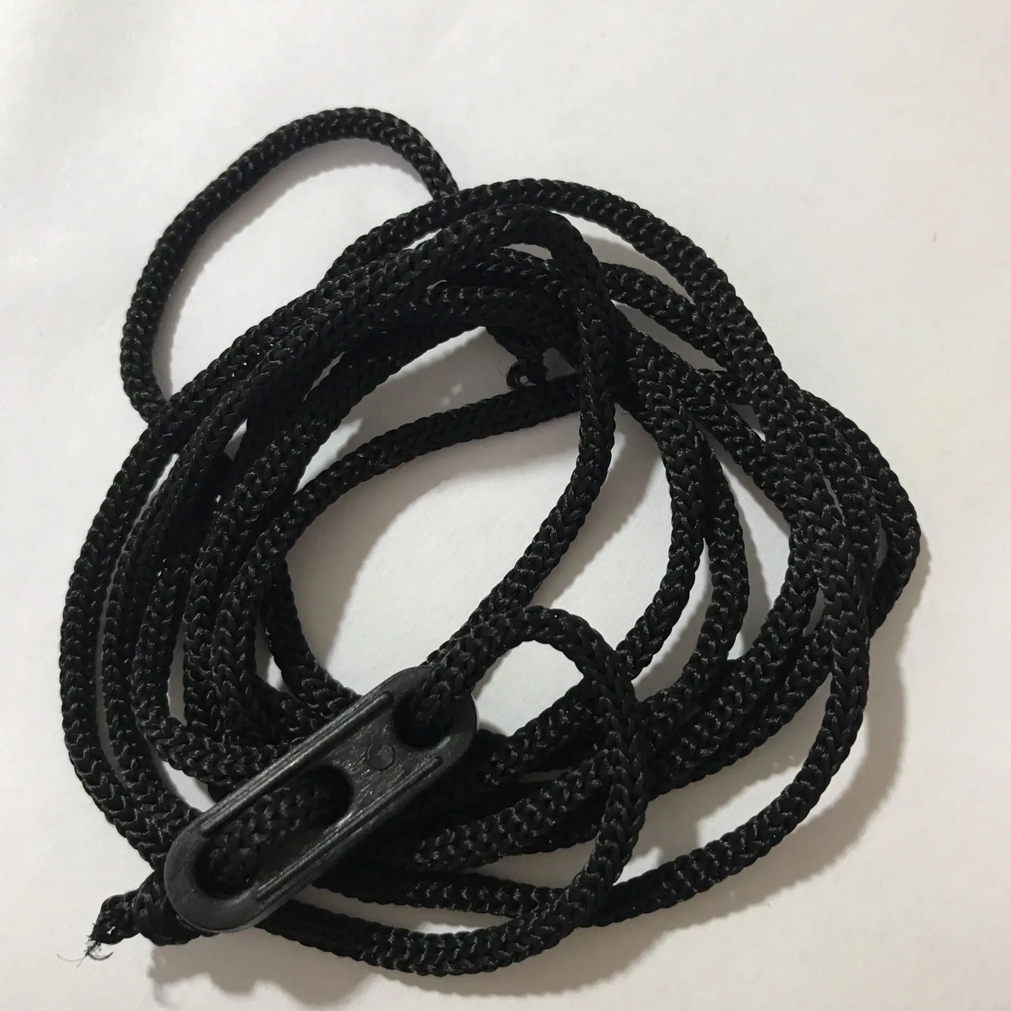 

WJ Outdoor Camping Tarp Rope, Camping Hiking Accessories High Strength Woven 3M Black Tent Wind Guyline
