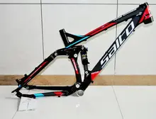 Salto ams крест 1.0 Mountain амортизатор Велосипедные рамы Алюминий сплав мягкий хвост MTB подвеска Рамки блеск