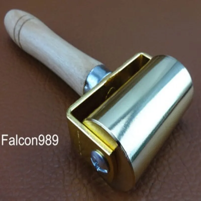 1pc Leather Craft Press Edge Roller Iron Roll Glue Edges & Crease