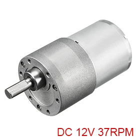 

Uxcell Newest 1PCS Mini DC 12V 37 RPM Gear Box Electric Motor,10kg.cm Loading Torque High-temperature Resistance Electrical DIY
