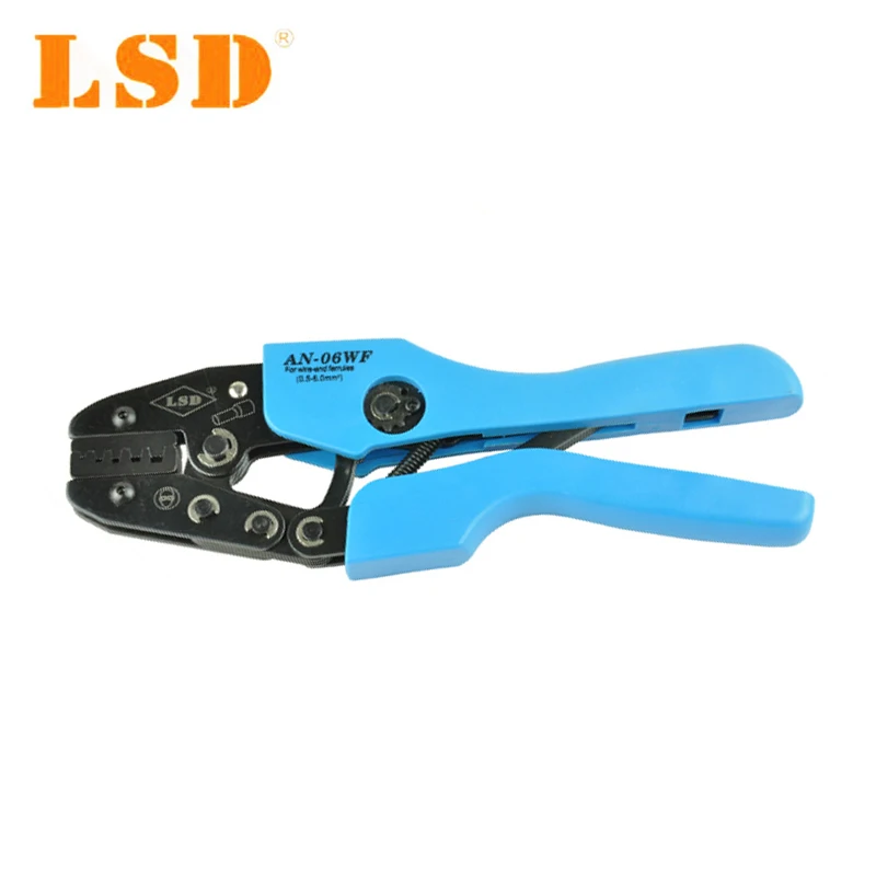 

Crimp Tool AN-06WF for crimping bootlace ferrules 0.5-6mm2 ratchet crimper