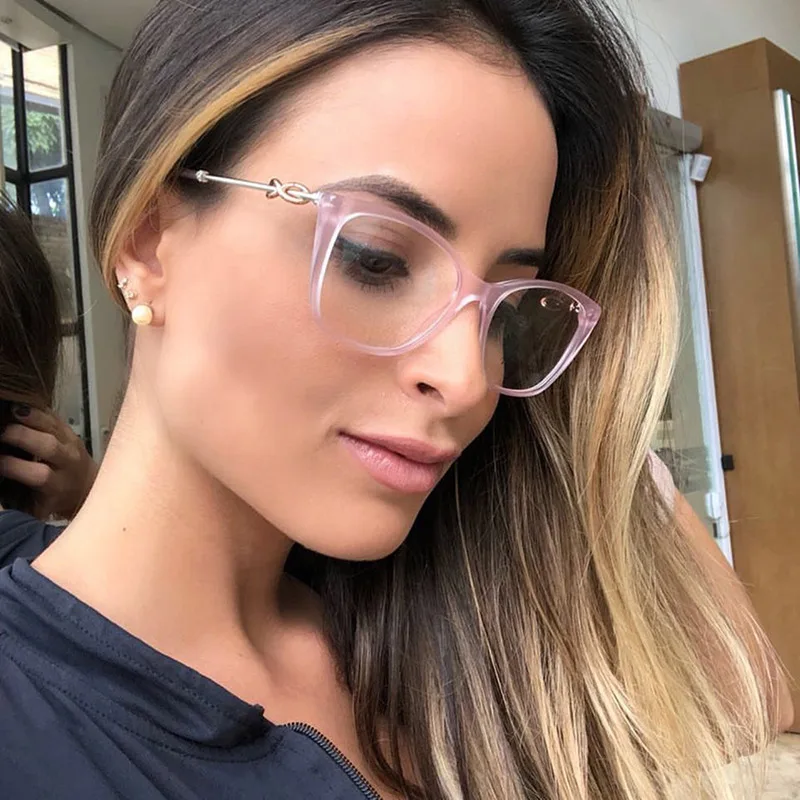 Semi-Transparent Rim Frame Optical Eyeglasses Full Rim Women Prescription Glasses Frame Woman Colorful Spectacles Designer Brand Semi-Transparent Rim Frame Optical Eyeglasses Full Rim Women Prescription Glasses Frame Woman Colorful Spectacles Designer Brand