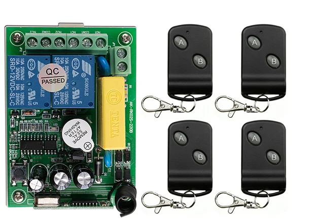 Aliexpress Com Buy Ac220v 2ch 10a Rf Wireless Remote