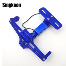 CNC мотоциклетные держатель номерного знака Рамка Кронштейн светодиодный свет для suzuki tl1000r 1998-2003 sv1000 s 2003-2007 gsxr1300 1999-2007