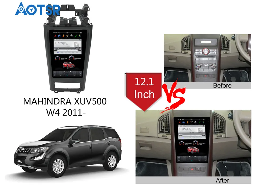 Tesla стиль Android 7 автомобильный dvd-плеер gps навигация радиоэкран Mahindra XUV500 W8/W10/W11 2011+ мультимедийная Главная панель Raido блок