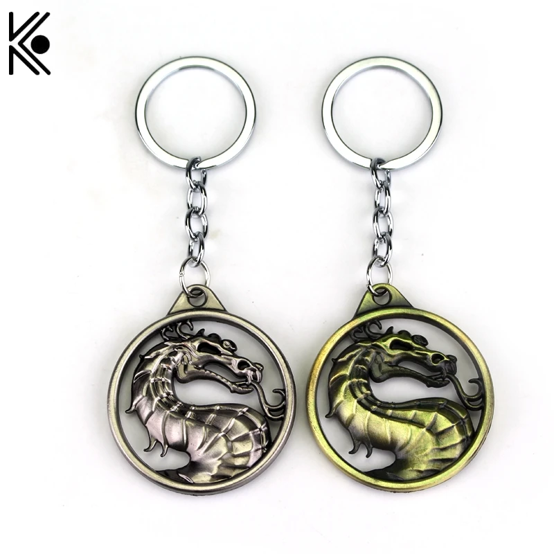 

Mortal Kombat Dragon Symbol Keychain Pendant Pame Periphery Jane Empire Fighting Games Logo Necklace Film Animation Around Gift