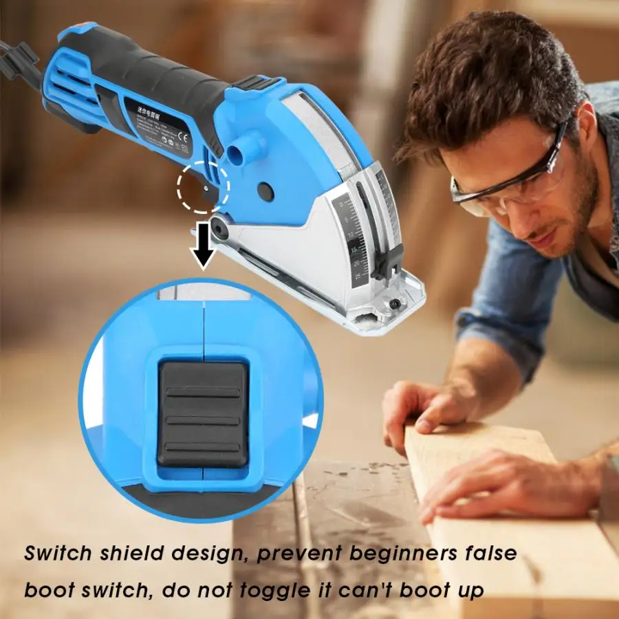 

Circular Saw 550W Portable DIY Multifunctional Mini Electric Power Tools Kit Chain Saw
